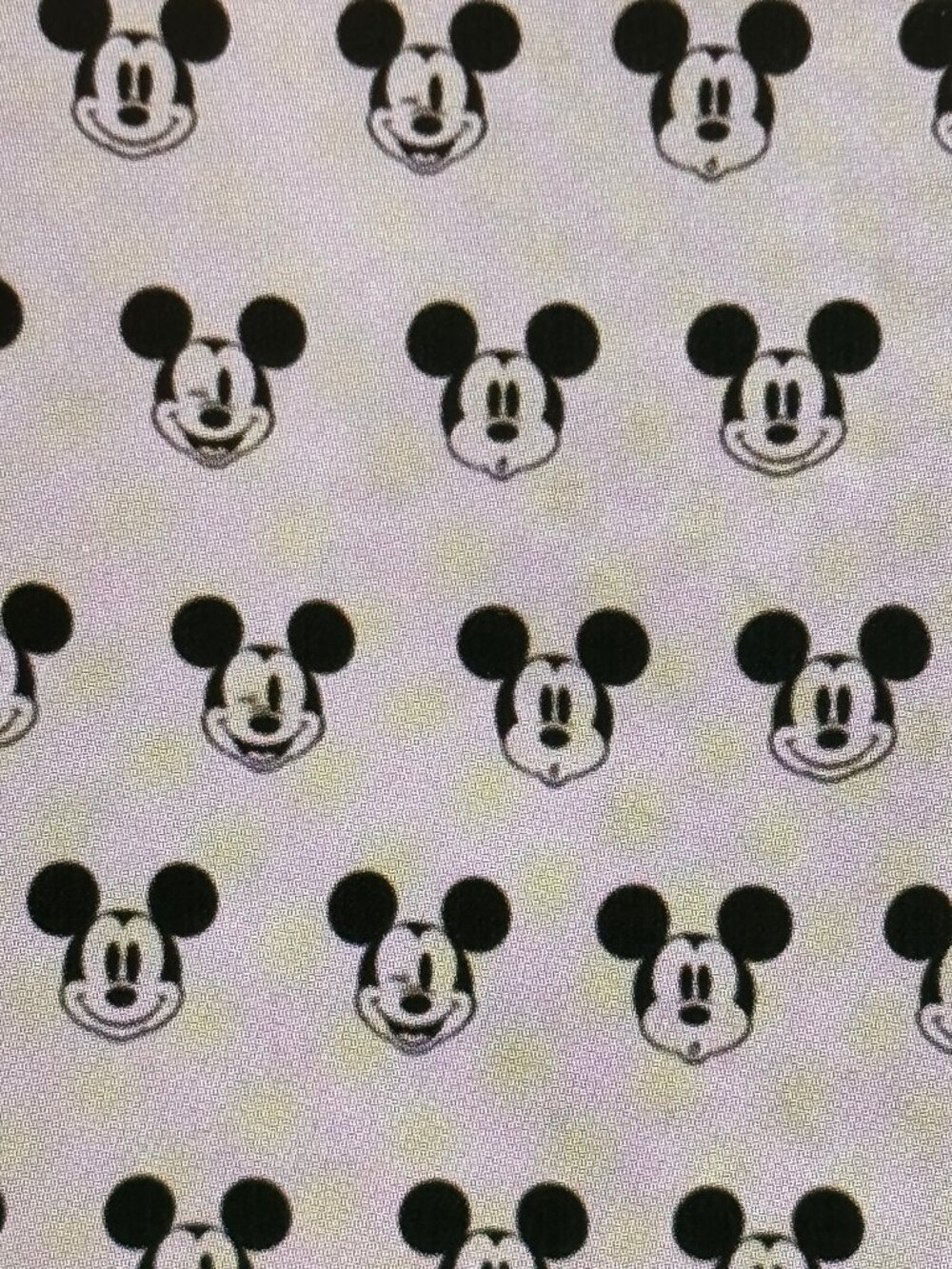 Disney Classic Mickey Mouse FACES Plush Blanket Twin Size 60" x 90" Black Gray - Picture 3 of 6